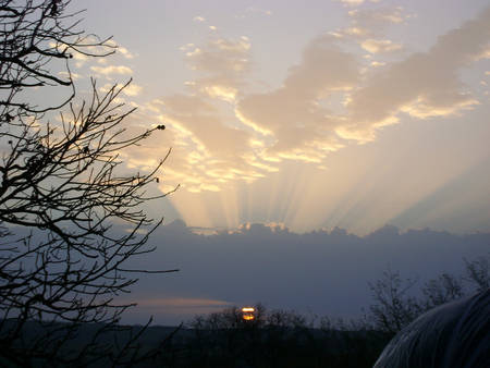 Un superb rasarit la Sincau Fanate - Silviu